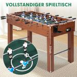 48in Foosball Table with Balls and Cup Holders