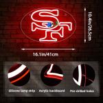 Football Neon Sign - Perfect for Man Cave Decor
