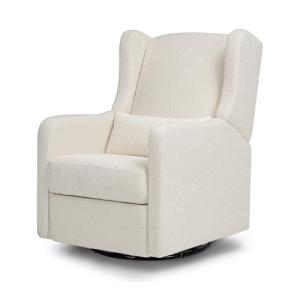 Arlo 270° Swivel Rocker Recliner Chair – Ivory