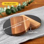 Slate Acacia Wood Coasters Set of 4