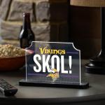 Minnesota Vikings LED Tabletop Light Sign