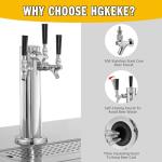 Stainless Steel Beer Tower with Self-Closing Tap