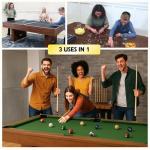7 FT 3-in-1 Pool Table with Dining Top