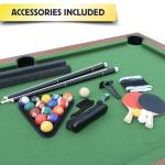 7 FT 3-in-1 Pool Table with Dining Top
