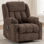 Rocker Swivel Recliner Chair with Massage and Heat