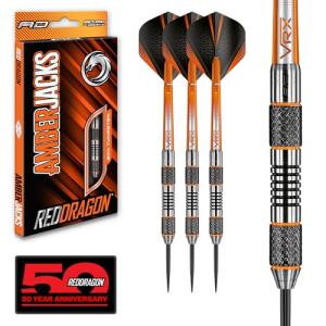 Red Dragon Amberjack 5 Tungsten Darts Set