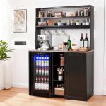 Mini Fridge Cabinet for Home Bar and Storage