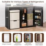 Mini Fridge Cabinet for Home Bar and Storage