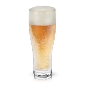 Viski Glacier Beer Glass with Cooling Gel