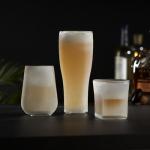Viski Glacier Beer Glass with Cooling Gel