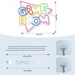 Neon Game Room Sign with Dimmable Light