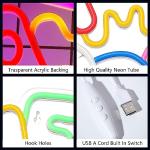 Neon Game Room Sign with Dimmable Light