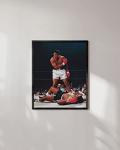 Muhammad Ali Canvas Wall Art for Man Cave