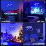 Gamer Neon Sign with LED Game Controller