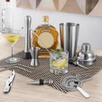 Non-Slip Bar Shelf Liner - 24 Inch Black Mesh