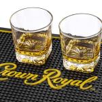 Crown Royal Whiskey Glasses and Chilling Stones Set
