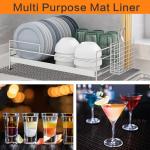 Non-Slip Bar Shelf Liner - 24 Inch Black Mesh