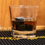 Crown Royal Whiskey Glasses and Chilling Stones Set