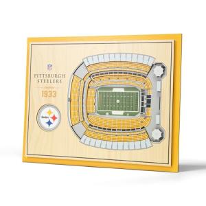 Pittsburgh Steelers 3D Wall Art for Man Cave