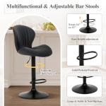Set of 4 Modern Swivel Bar Stools
