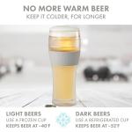 Frozen Pint Beer Glasses - 2 Pack Chilling Mugs