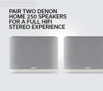 Denon Home 250 Bluetooth Smart Speaker - White
