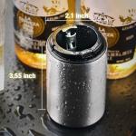 Magnetic Beer Bottle Opener with Cap Catcher