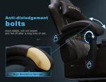 Comfortable Gaming Chair with Footrest and Headrest