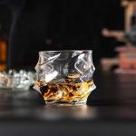 KANARS 11 Oz Whiskey Glass Set - 4 Heavy Tumblers