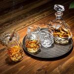 KANARS 11 Oz Whiskey Glass Set - 4 Heavy Tumblers