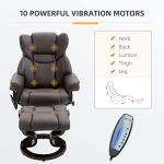 Massage Recliner Chair with Ottoman and Vibration Points