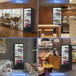 Velieta 15 Cu. Ft. Glass Door Beverage Cooler