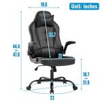 Ergonomic Gaming Chair with Lumbar Support – Black