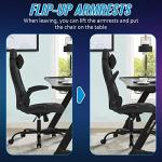 Ergonomic Gaming Chair with Lumbar Support – Black