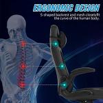 Ergonomic Gaming Chair with Lumbar Support – Black