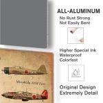 Vintage Aviation Metal Sign for Man Cave Decor