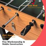 GYMAX 3-in-1 Game Table: Foosball, Hockey, Billiards