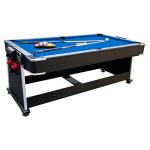 7-Foot Multi Game Swivel Pool Table - Blue