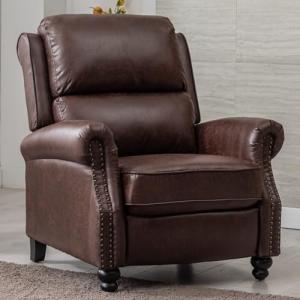 CANMOV Faux Leather Pushback Recliner Chair