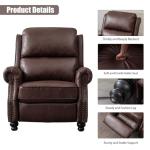 CANMOV Faux Leather Pushback Recliner Chair