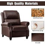 CANMOV Faux Leather Pushback Recliner Chair