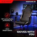 Respawn 110 Ergonomic Gaming Chair - Gray Recliner