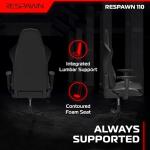 Respawn 110 Ergonomic Gaming Chair - Gray Recliner