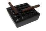 U.Like Windproof Aluminum Cigar Ashtray - Black