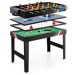 GYMAX 4-in-1 Combo Game Table for Fun