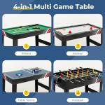 GYMAX 4-in-1 Combo Game Table for Fun