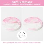 Pink Marble Diatomaceous Earth Coasters Set of 6