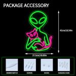 Dimmable Alien Neon Wall Sign for Man Cave