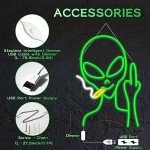 Green Alien Dimmable LED Neon Wall Sign