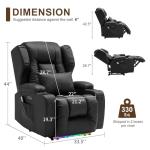 Electric Recliner Chair with Massage and Heat